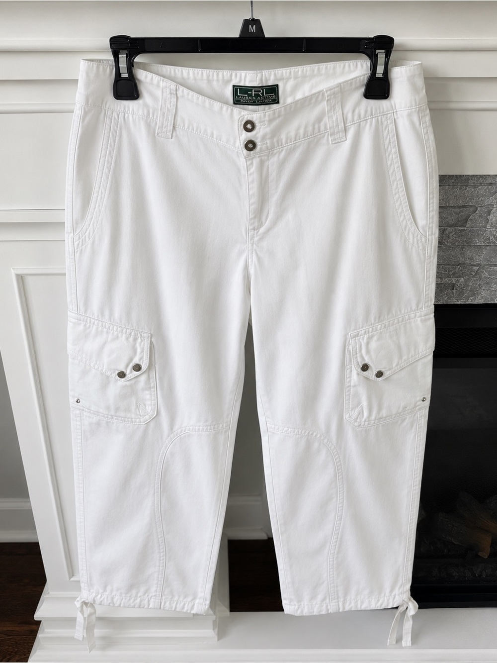 Cotton Cargo pants Lauren Ralph Lauren (LRL) Women’s white cotton utility pants